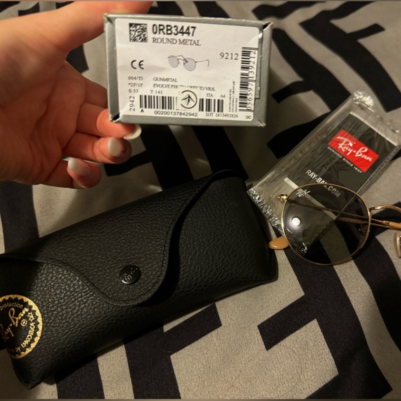 Ray-Ban ROUND METAL brown Authentic - Picture 4 of 10